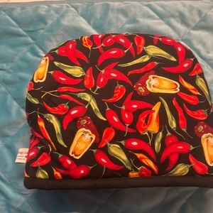 Tea Cozy Chili Pepper Quilted Never Used